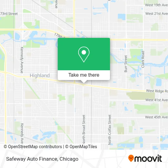 Safeway Auto Finance map