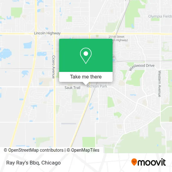 Ray Ray's Bbq map