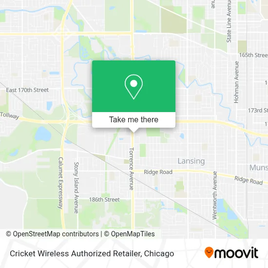 Cricket Wireless Authorized Retailer map