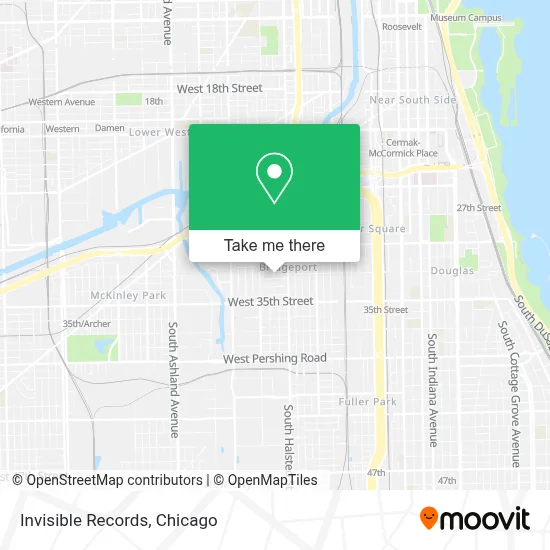 Invisible Records map