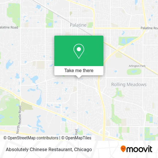 Absolutely Chinese Restaurant map