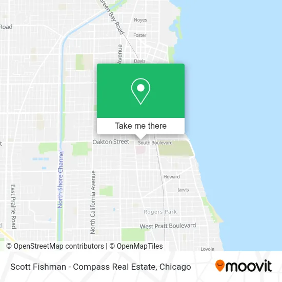 Scott Fishman - Compass Real Estate map
