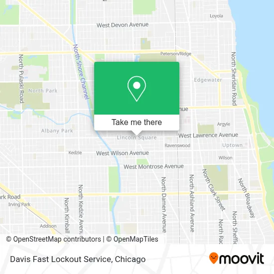 Davis Fast Lockout Service map