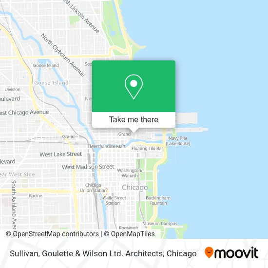 Sullivan, Goulette & Wilson Ltd. Architects map