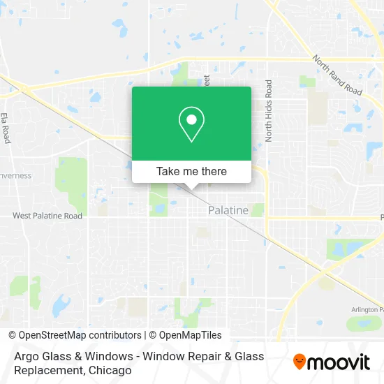 Argo Glass & Windows - Window Repair & Glass Replacement map