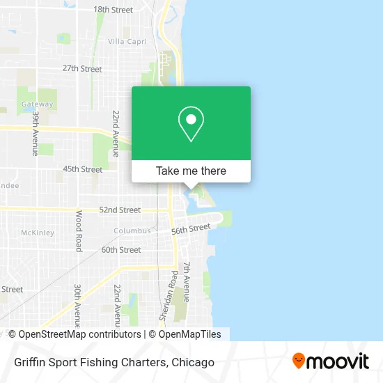 Griffin Sport Fishing Charters map