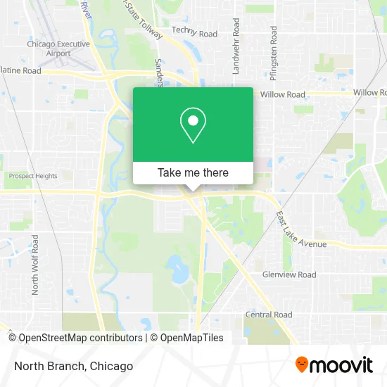 North Branch map