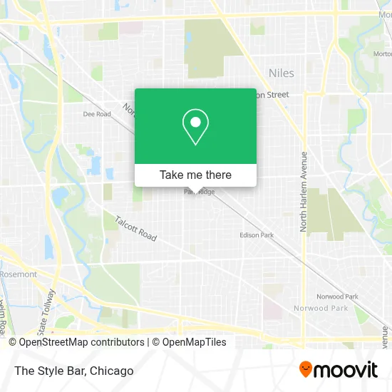 The Style Bar map