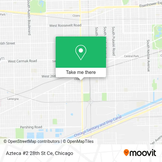 Azteca #2 28th St Ce map
