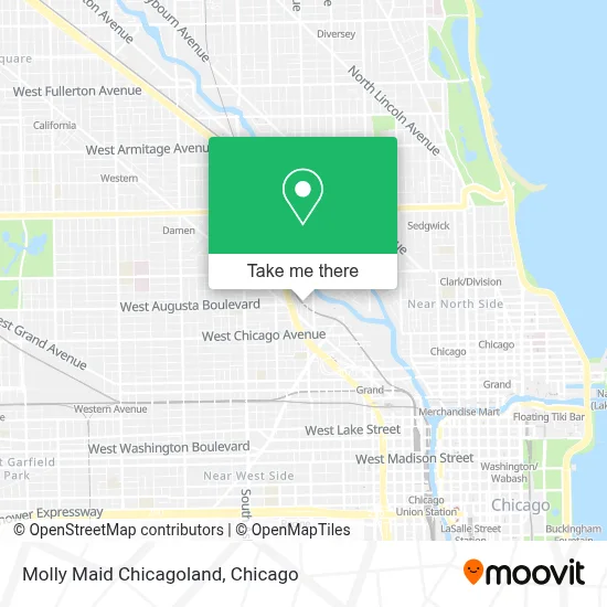 Molly Maid Chicagoland map