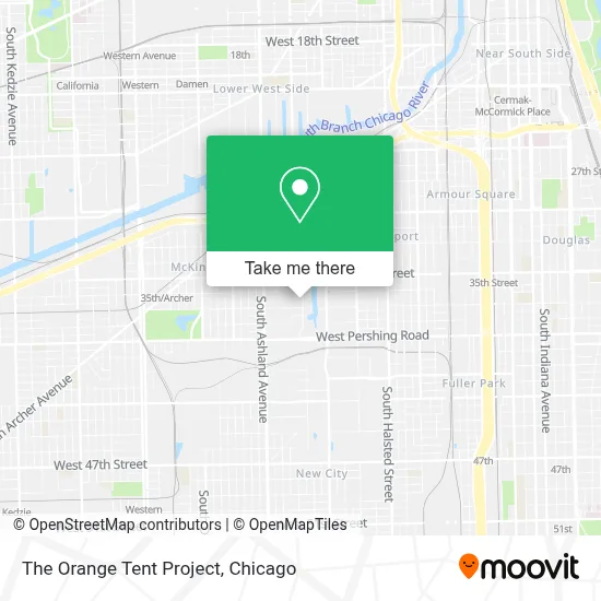 The Orange Tent Project map
