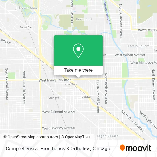 Comprehensive Prosthetics & Orthotics map