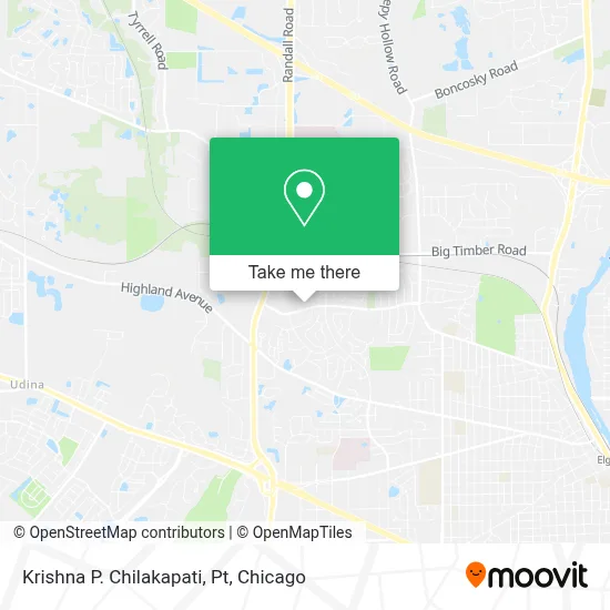 Krishna P. Chilakapati, Pt map