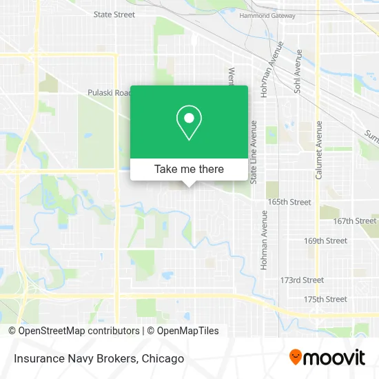 Insurance Navy Brokers map