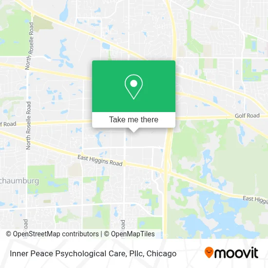 Inner Peace Psychological Care, Pllc map
