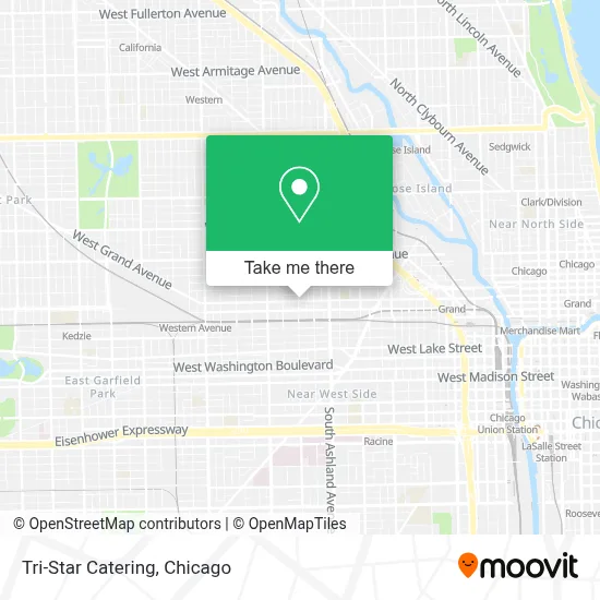 Tri-Star Catering map