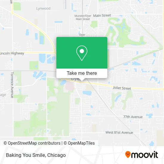 Baking You Smile map