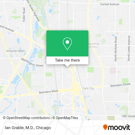 Ian Grable, M.D. map