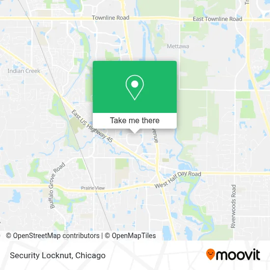 Security Locknut map