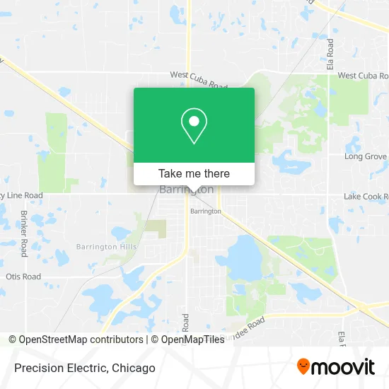 Precision Electric map