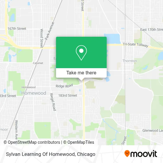 Sylvan Learning Of Homewood map