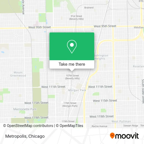 Metropolis map