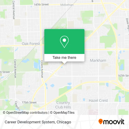 Career Development System map