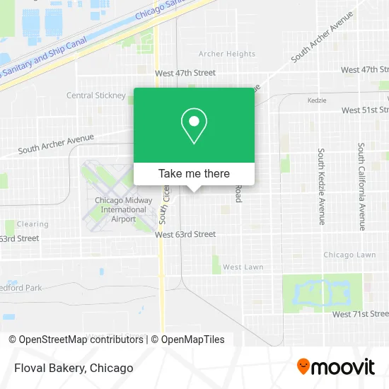 Floval Bakery map