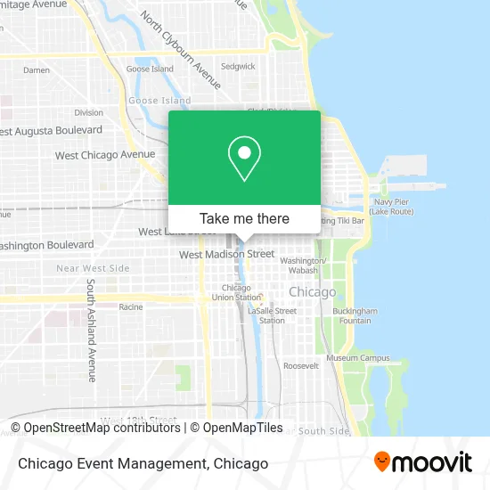 Chicago Event Management map