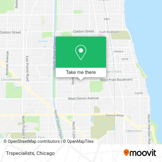 Trspecialists map