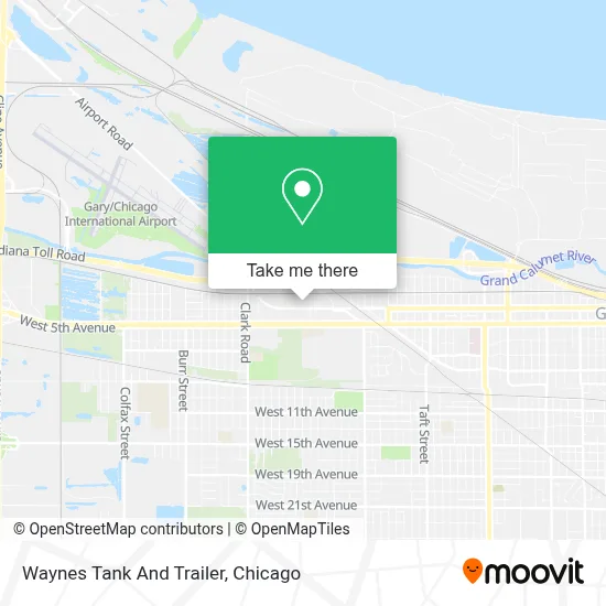 Waynes Tank And Trailer map