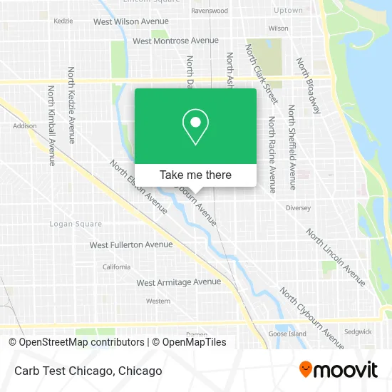 Carb Test Chicago map