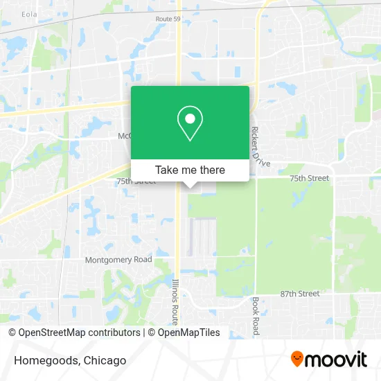 Homegoods map