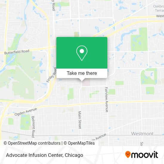 Advocate Infusion Center map