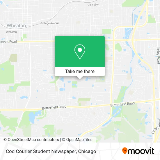 Cod Courier Student Newspaper map