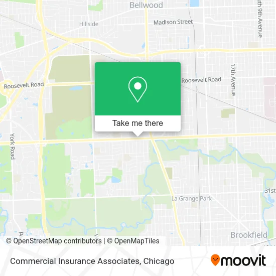 Commercial Insurance Associates map