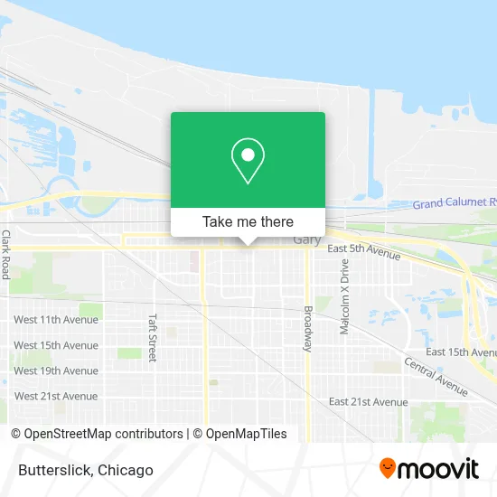 Butterslick map