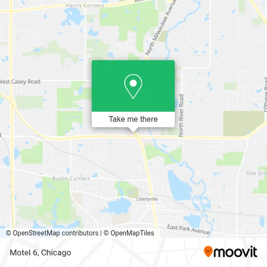 Motel 6 map