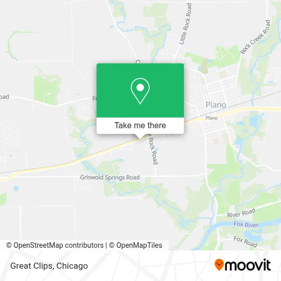 Great Clips map