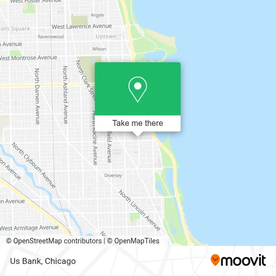 Us Bank map