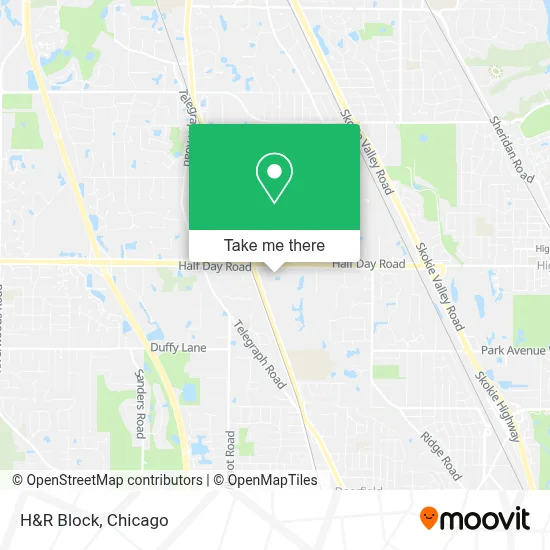 H&R Block map