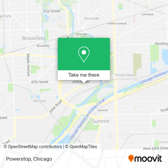 Powerstop map