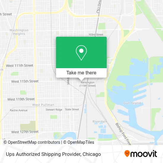 Ups Authorized Shipping Provider map