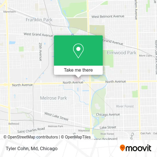Tyler Cohn, Md map