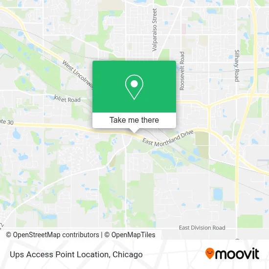 Ups Access Point Location map