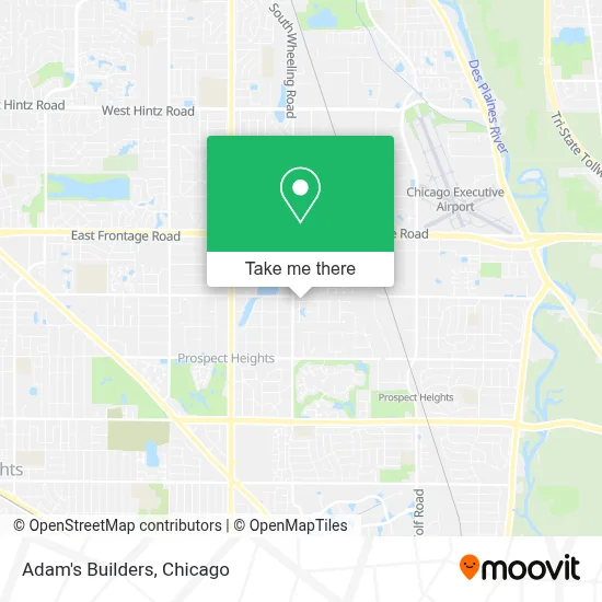 Adam's Builders map