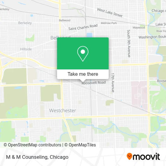 M & M Counseling map