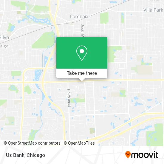 Us Bank map