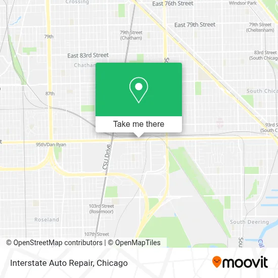 Interstate Auto Repair map
