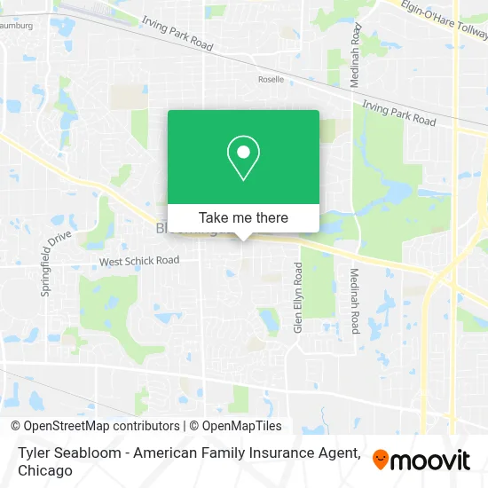 Tyler Seabloom - American Family Insurance Agent map